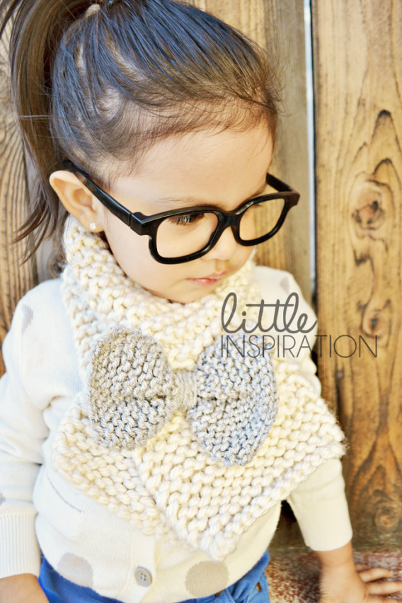 How To Knit A Bow Scarf » Little Inspiration
