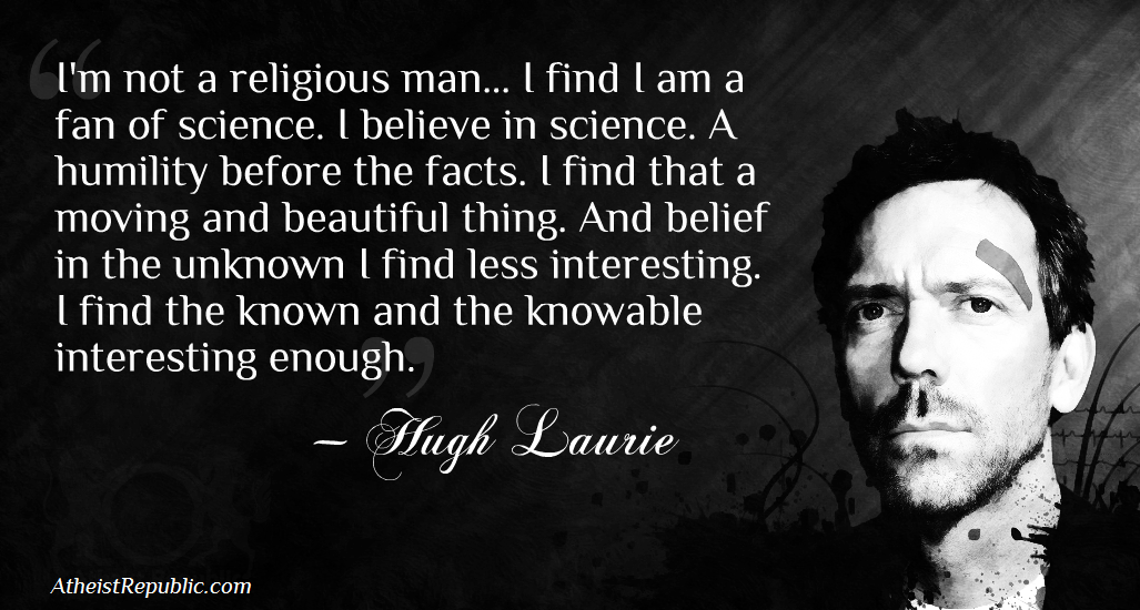 Hugh Laurie on Religion