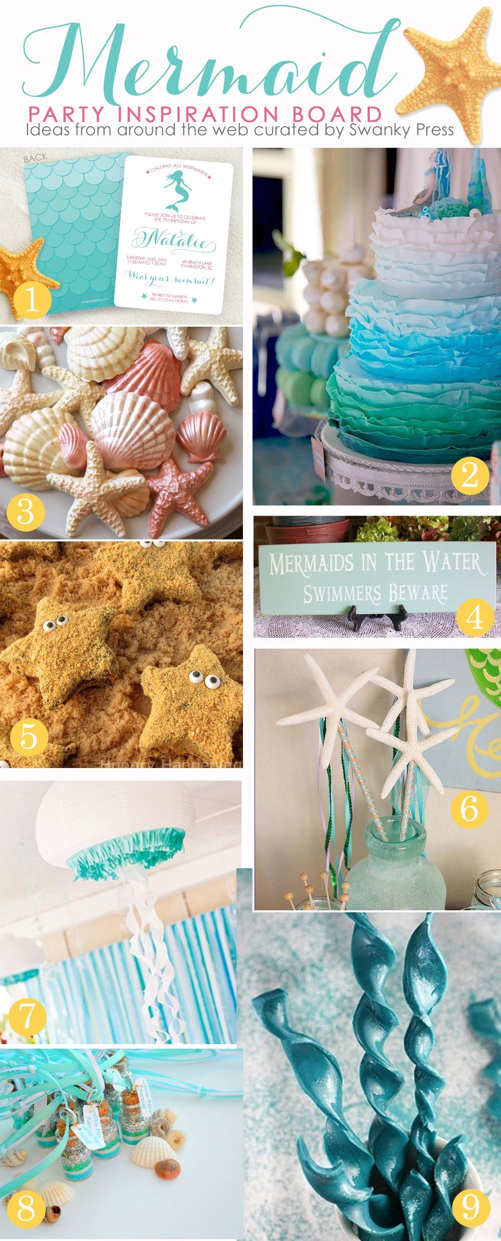 Mermaid Party Ideas, Mermaid party favors – all pulled together into one place!