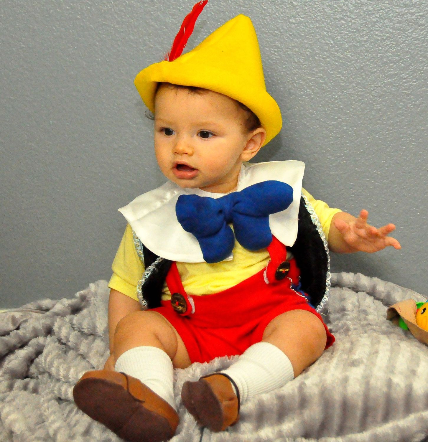 Pinocchio inspired  costume babies boys toddler Kids children infant Halloween c