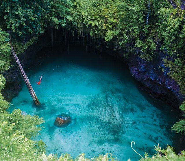 Sua Ocean Trench, Lotofaga, Samoa Islands