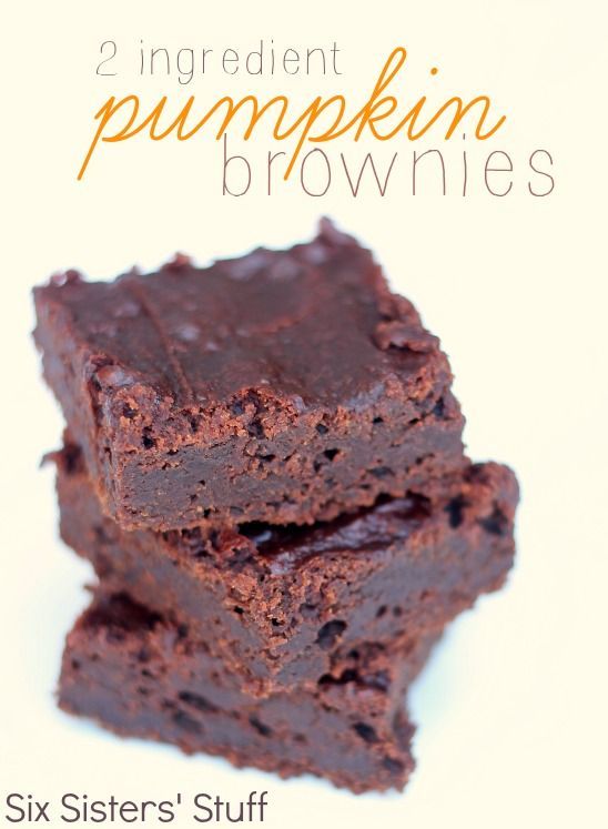 2 Ingredient Pumpkin Brownies   1 (19.5 ounce) box brownie mix   1 (15 ounce) ca