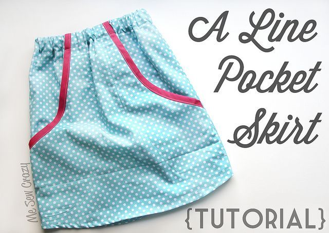 A line pocket skirt tutorial