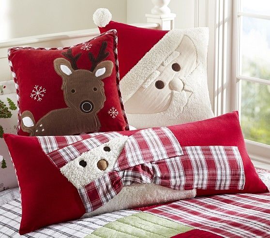 Christmas Decorative Pillows | Pottery Barn Kids