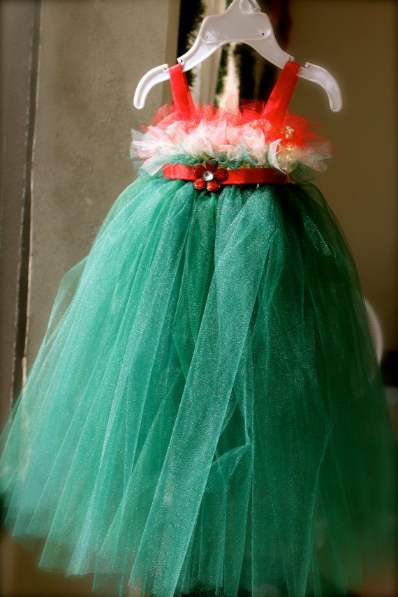 Christmas Tutu Holiday Dress With Red White – This is cute too