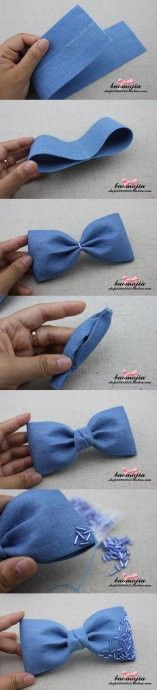 DIY bows… can put on headbands or attach clips for your hair. This is absolute