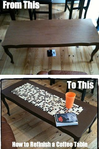 how to refinish a coffee table