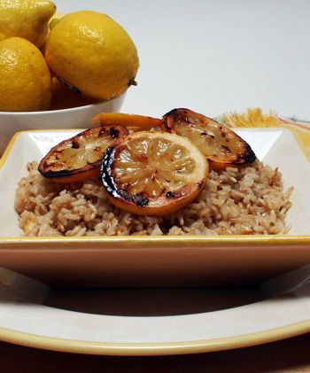 Lemon Brown Rice Pilaf – this was very yummy!  Satisfied that lemon craving!
