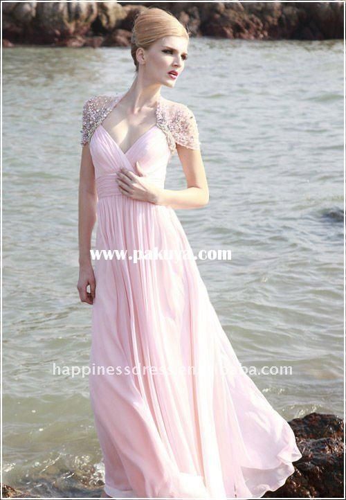light pink wedding dress? sure!