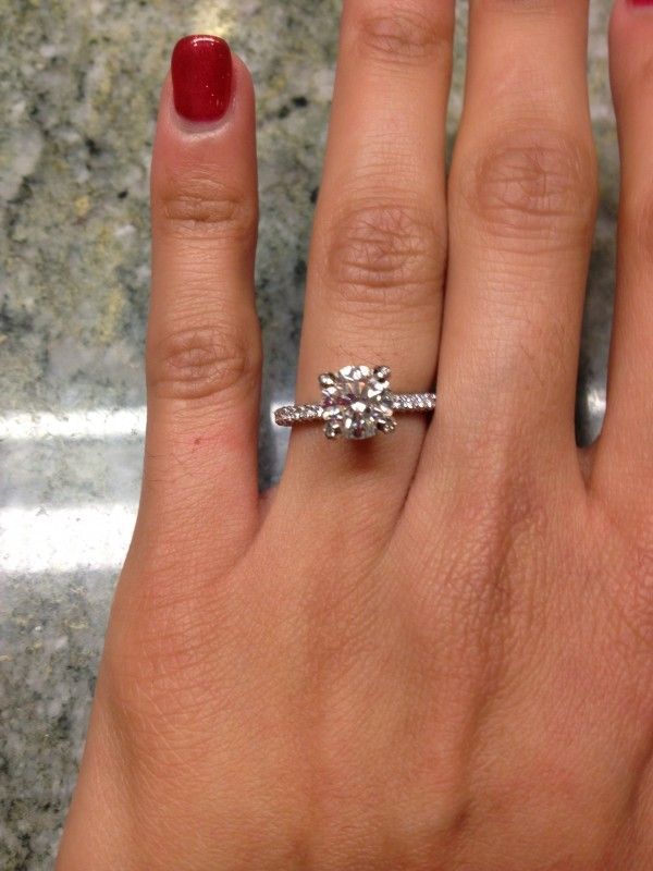 Proposal story: diamond engagement ring