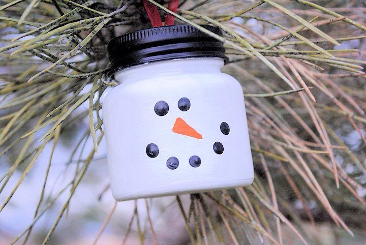 Snowman Ornament Christmas DIY ideas | Skip To My Lou