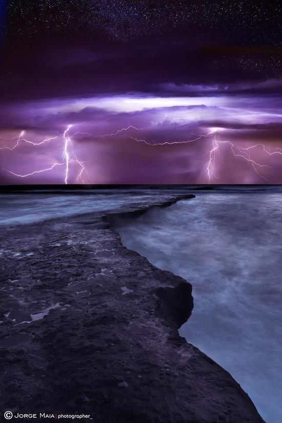 storm by night …fabulous photo by Jorge Maia