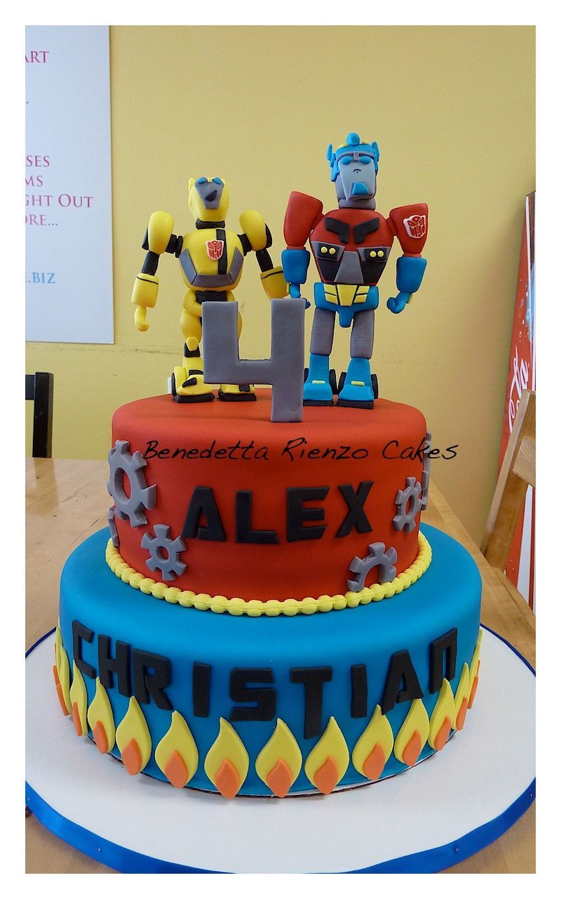 Transformer Birthday Cake