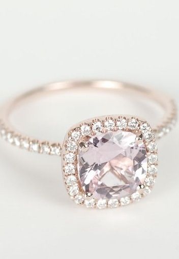 LOVE this ring! It is the perfect rose gold. Maybe with a light champagne color