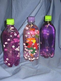 site with a variety of ideas for Sensory Bottles