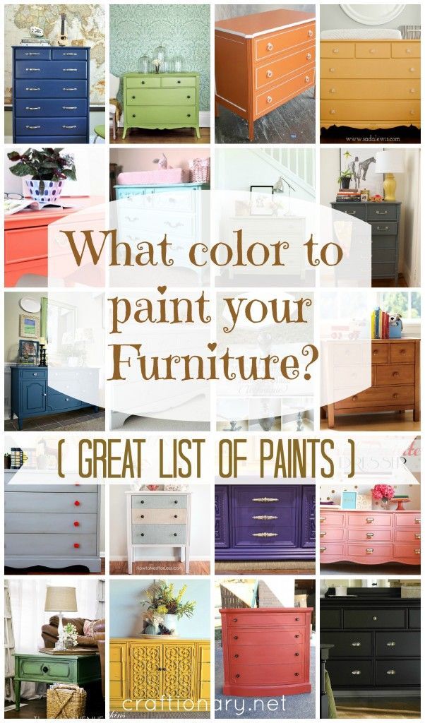 what color to paint furniture and what brands of paint to use! How to paint furn