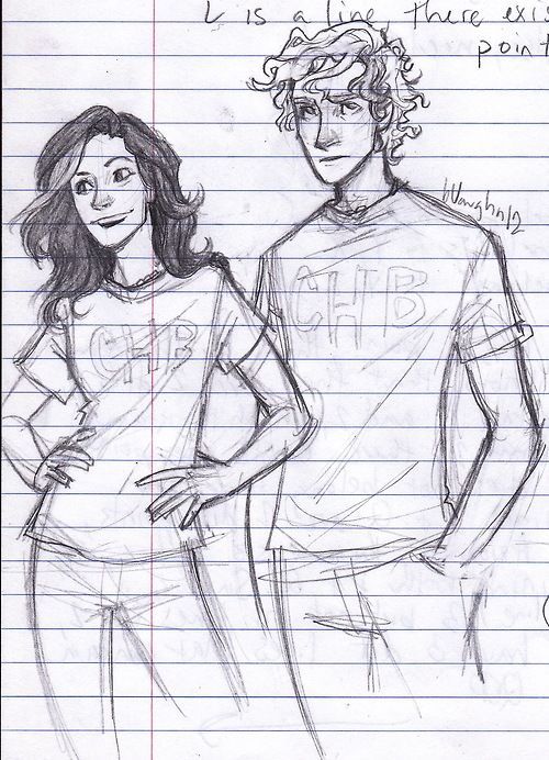 rule 63 Percy and Annabeth by burdge