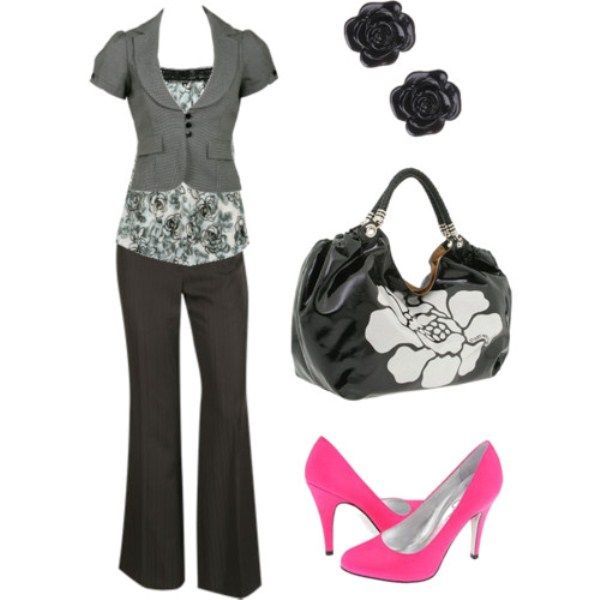 Business Casual Women Outfit; love everything but the heels; Id have flats inste