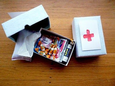 Cold/flu survival kit – college student care package?