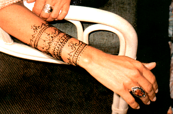 henna tattoo, would be a pretty actual tattoo