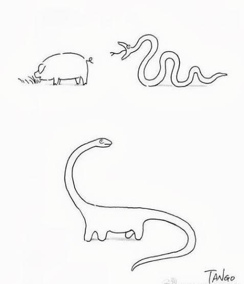 How dinosaurs are made.