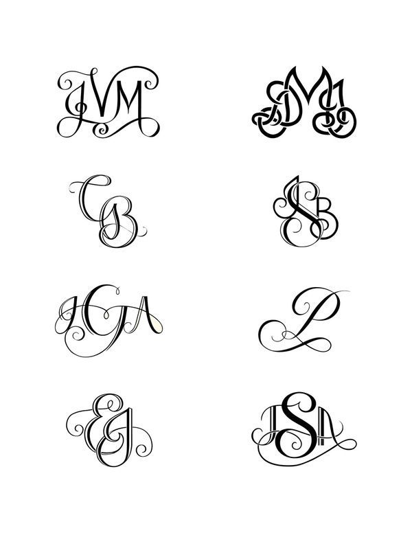 I like with my kids initials unique monogram initial tattoos