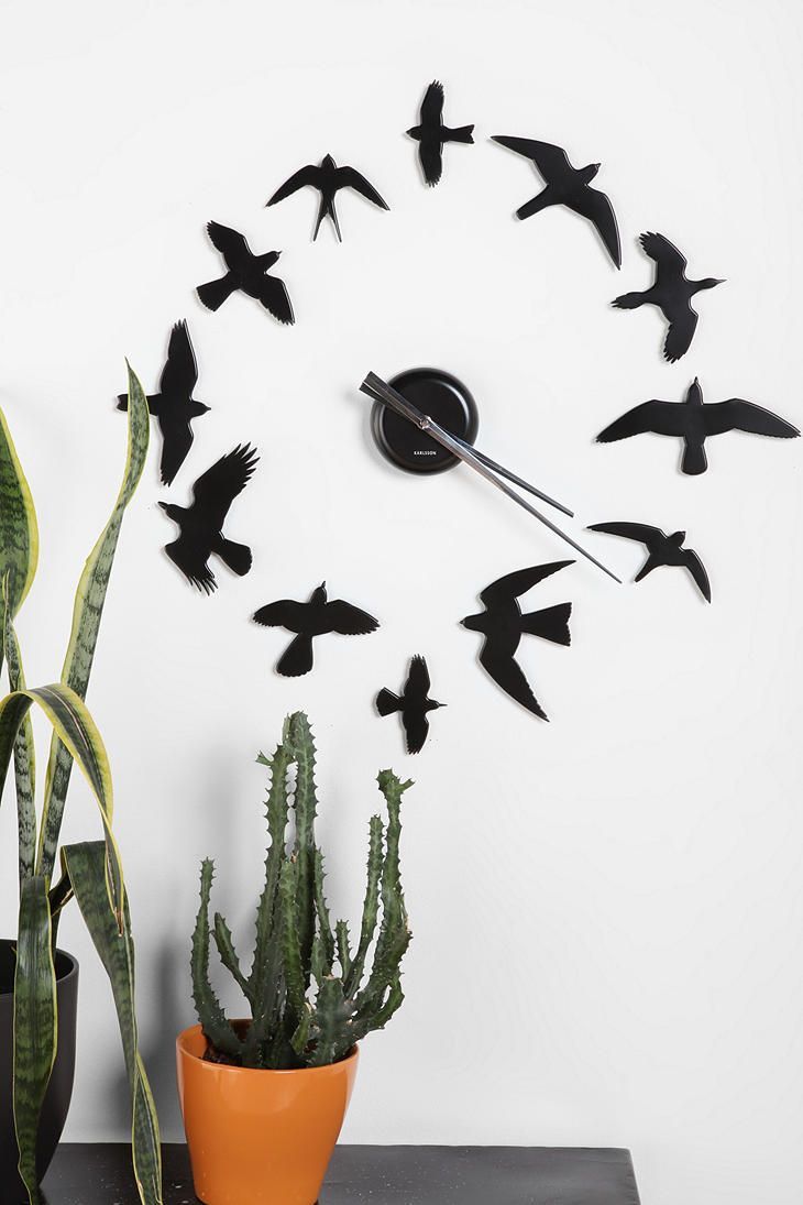 Love this bird, DIY clock! -K