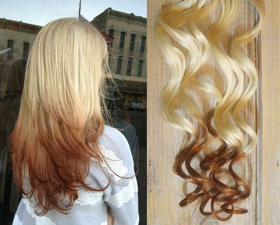 Reverse Ombre Hair Blonde To Brown | Reverse Ombre Hair Extensions, Ombre clip i