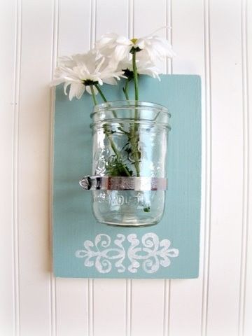 So cute and easy for a bathroom or something :) You could also put candles in