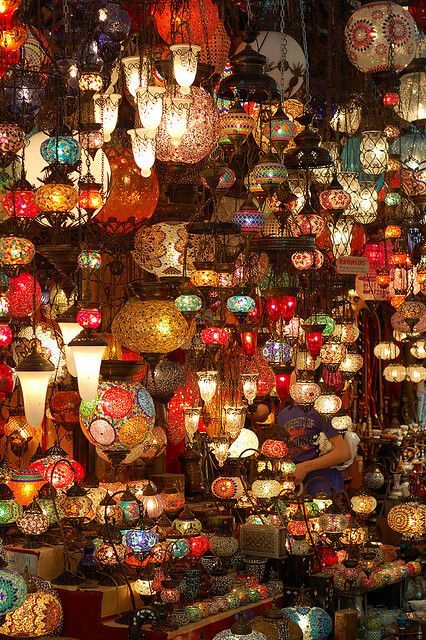 The lights at the front of the car // This is amazing! A Turkey Bazaar… I took