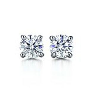 Tiffany & Co Solitaire Diamond Earrings