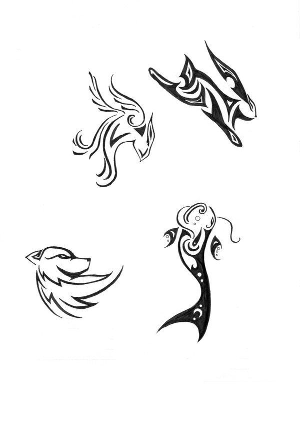 Tribal Animal Tattoos