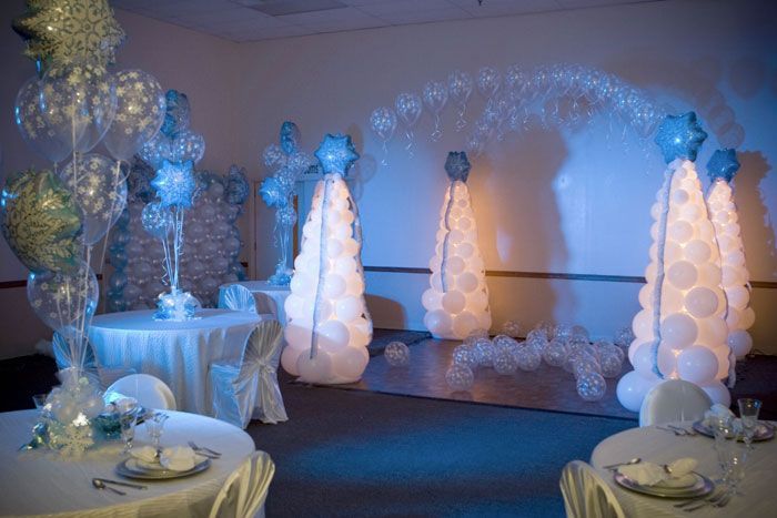 Winter Formal Decorating Ideas | | Party Decor | Gatlinburg Balloon Decor | Sevi