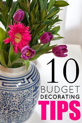 10 tips for decorating on a budget