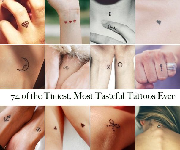 74 Of The Tiniest, Most Tasteful Tattoos Ever… incase I get brave