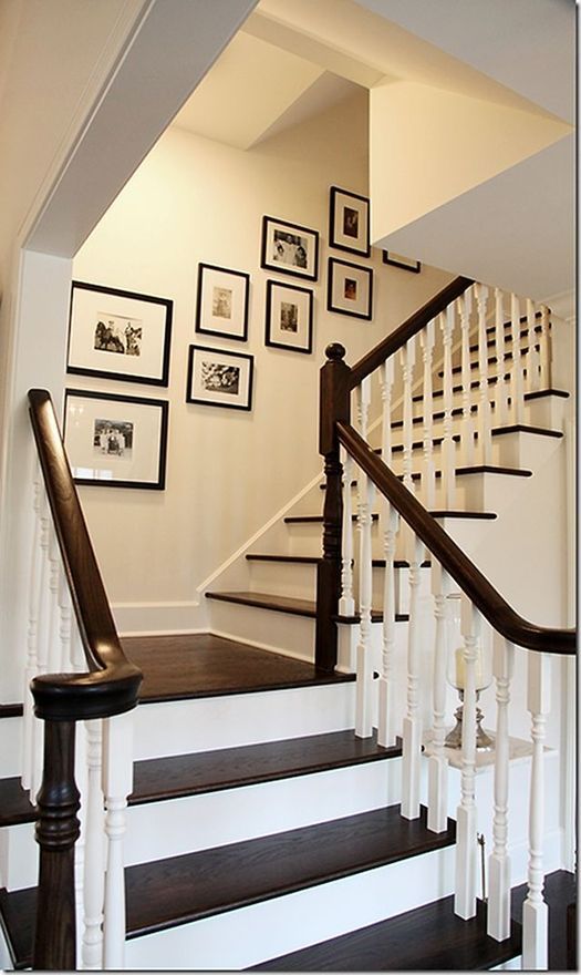 A Foursquare House Staircase. Ours should look like this. Would love to remove t
