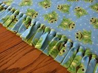 Better Tied Edges for DIY Fleece Blankets