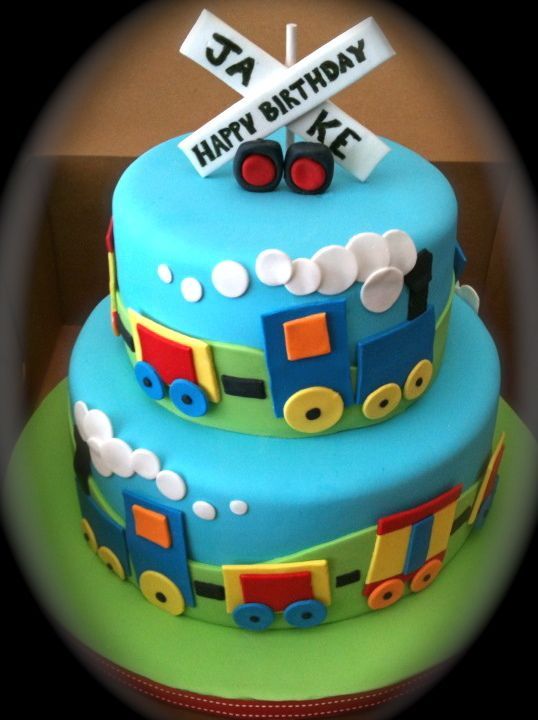 For the love of Trains!  Childrens Birthday Cakes