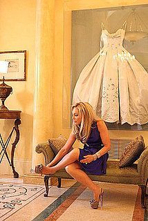 In her walk in closet! Wedding Dress Frame: Because you shouldnt hide your weddi