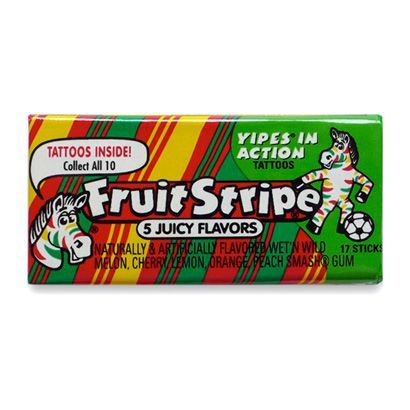 #inspiration, #90s, Retro Gum, #fruitstripe