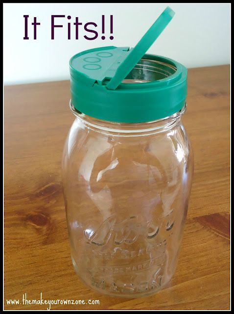 parmesan cheese containter lids will fit on mason jars! How about keeping baking