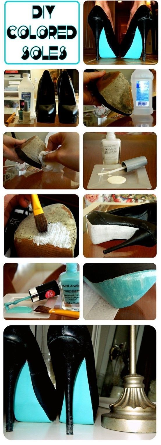Prep your shoes by cleaning the soles with rubbing alcohol. Prime your shoes wit