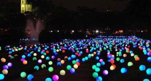 Put glow sticks in balloons on your front yard so people know where the party is
