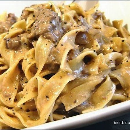 Slow Cooker Beef Stroganoff – 5 stars for a great easy recipe for the busy on-th