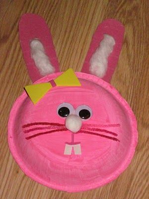 Sweet Bunny Rabbit Kids Craft: Easter & Spring Crafts for Kids Project #65