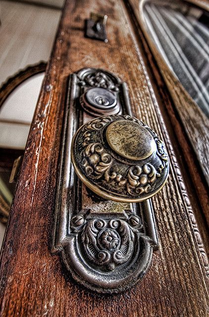 Victorian door knob – so beautifully intricate.