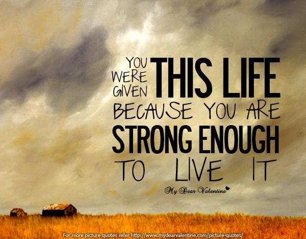 You are #strong dont forget it!