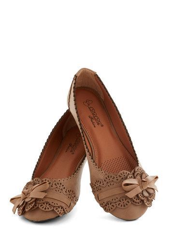 A Tribute to Archi-texture Flat in Cocoa, #ModCloth Wonder if these are work com