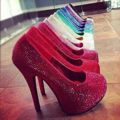 Agreed with @HomeShop18 ? Lots of diffrent color shoes and glittery they are cut