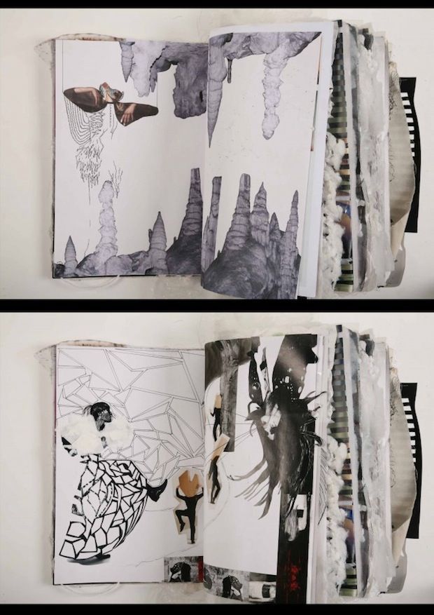 Ania Leikes creative fashion sketchbook